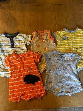0-3 Month Romper Lot Bundle